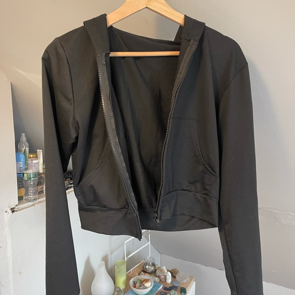 Amazon Black Zip Up